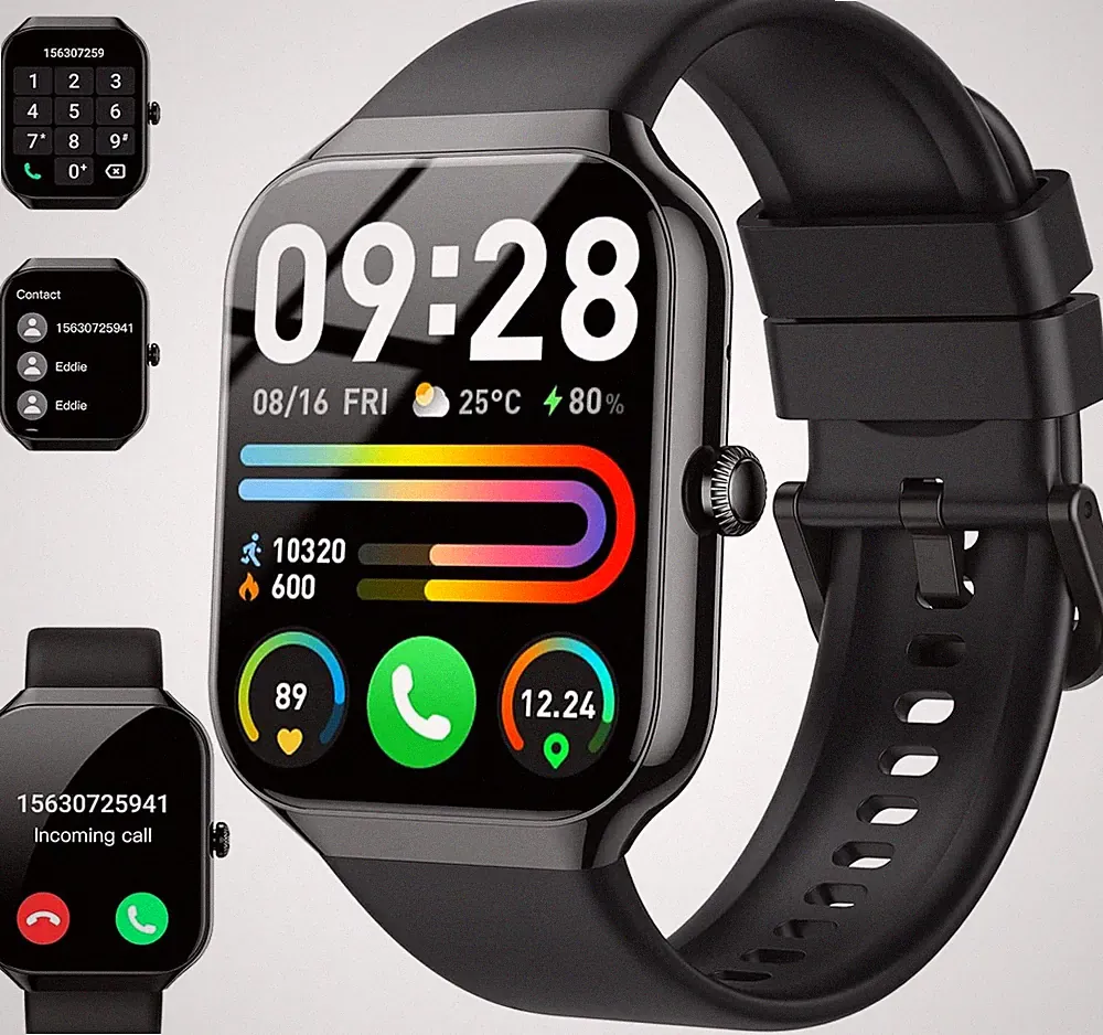 Motast 2026 Smartwatch Damen Herren,1,96" Smart Watch, Telefonfunktion,115+ Spor