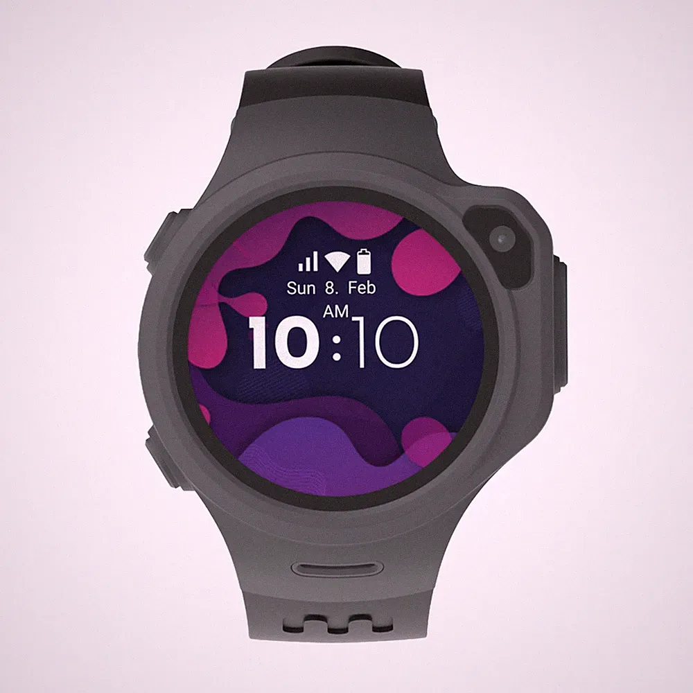 myFirst Fone R1c Kinder Smartwatch Uhr mit GPS & Anruffunktion Grau