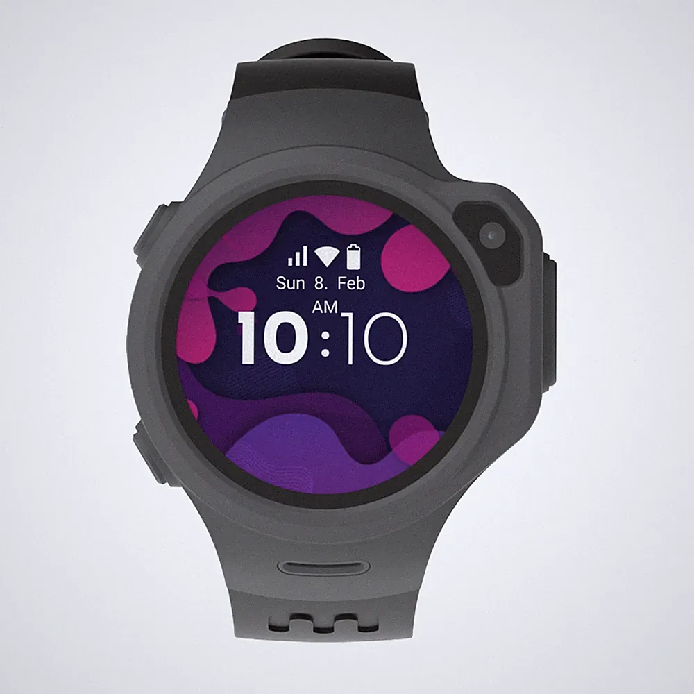 myFirst Fone R1c Kinder Smartwatch Uhr mit GPS & Anruffunktion Grau