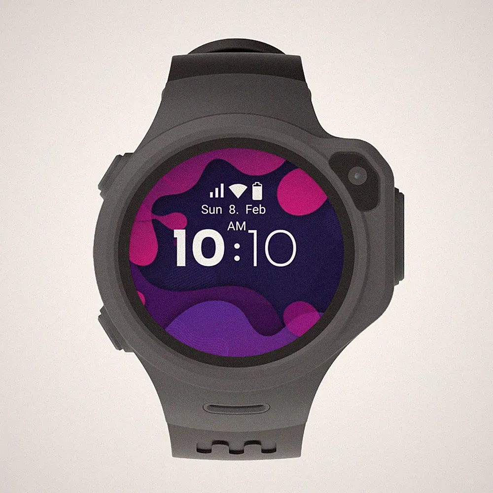 myFirst Fone R1c Kinder Smartwatch Uhr mit GPS & Anruffunktion Grau