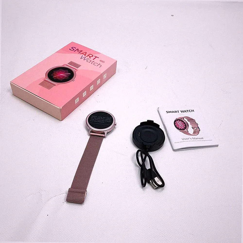 NAIXUES Smartwatch Damen Fitness Tracker Fitnessuhr mit Pulsmesser