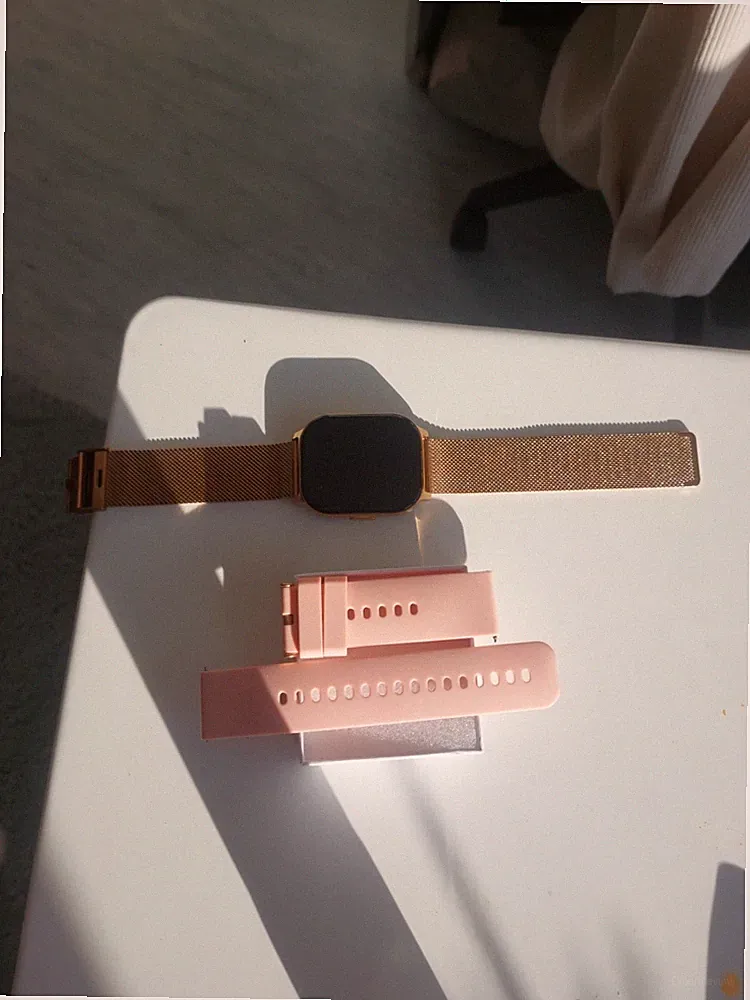 Narcid Smartwatch Damen2`Zoll mit 2 Armbändern