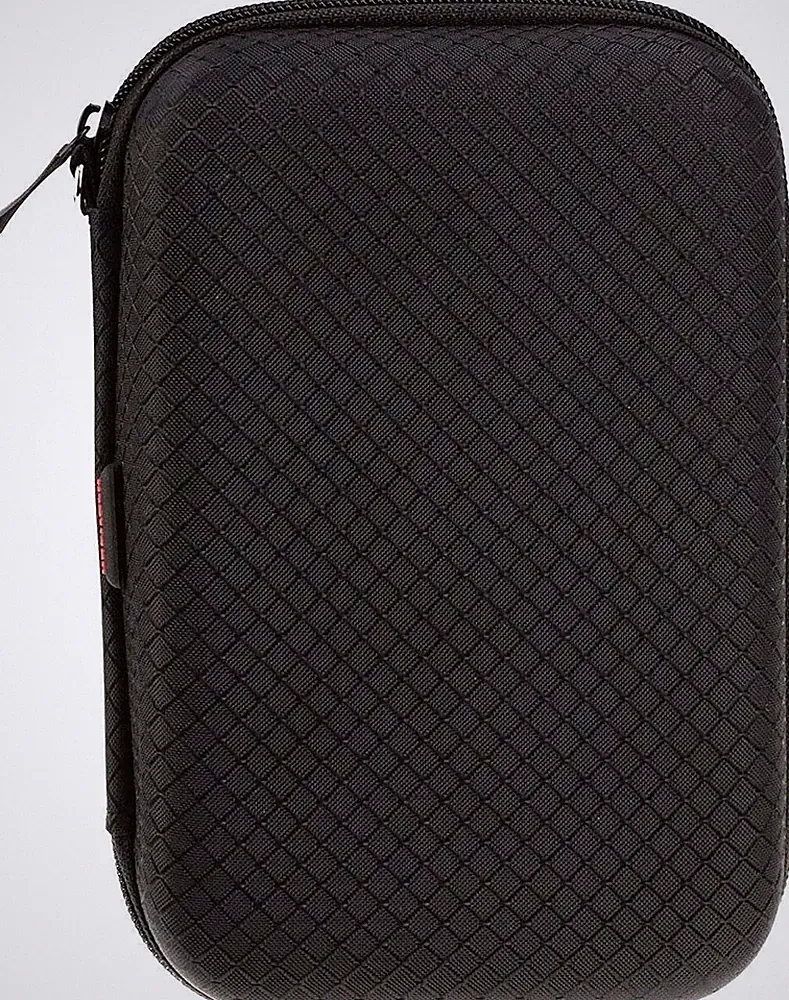 Navitech Black Watch & Accessory Case For Poounur Smart Watch