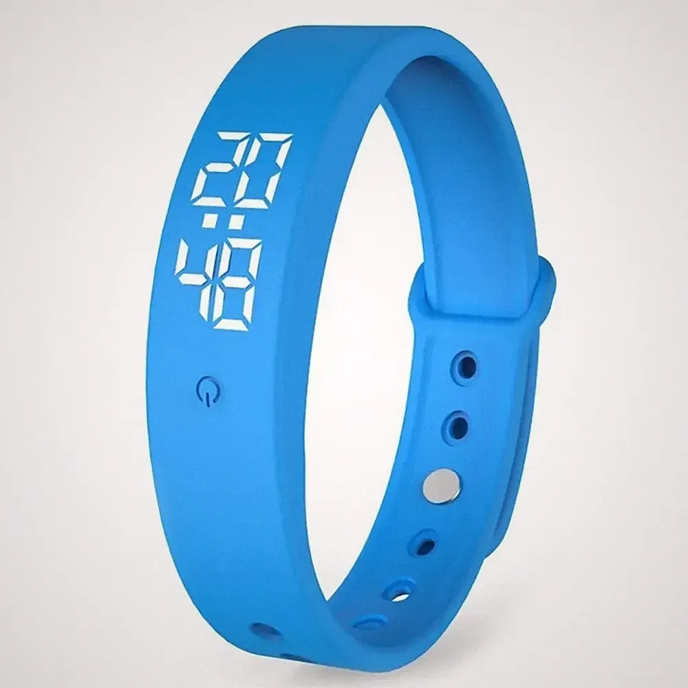 Neu Digital-Smart Watch Armband Temperaturwächter-Vibrationsalarm Timer UK