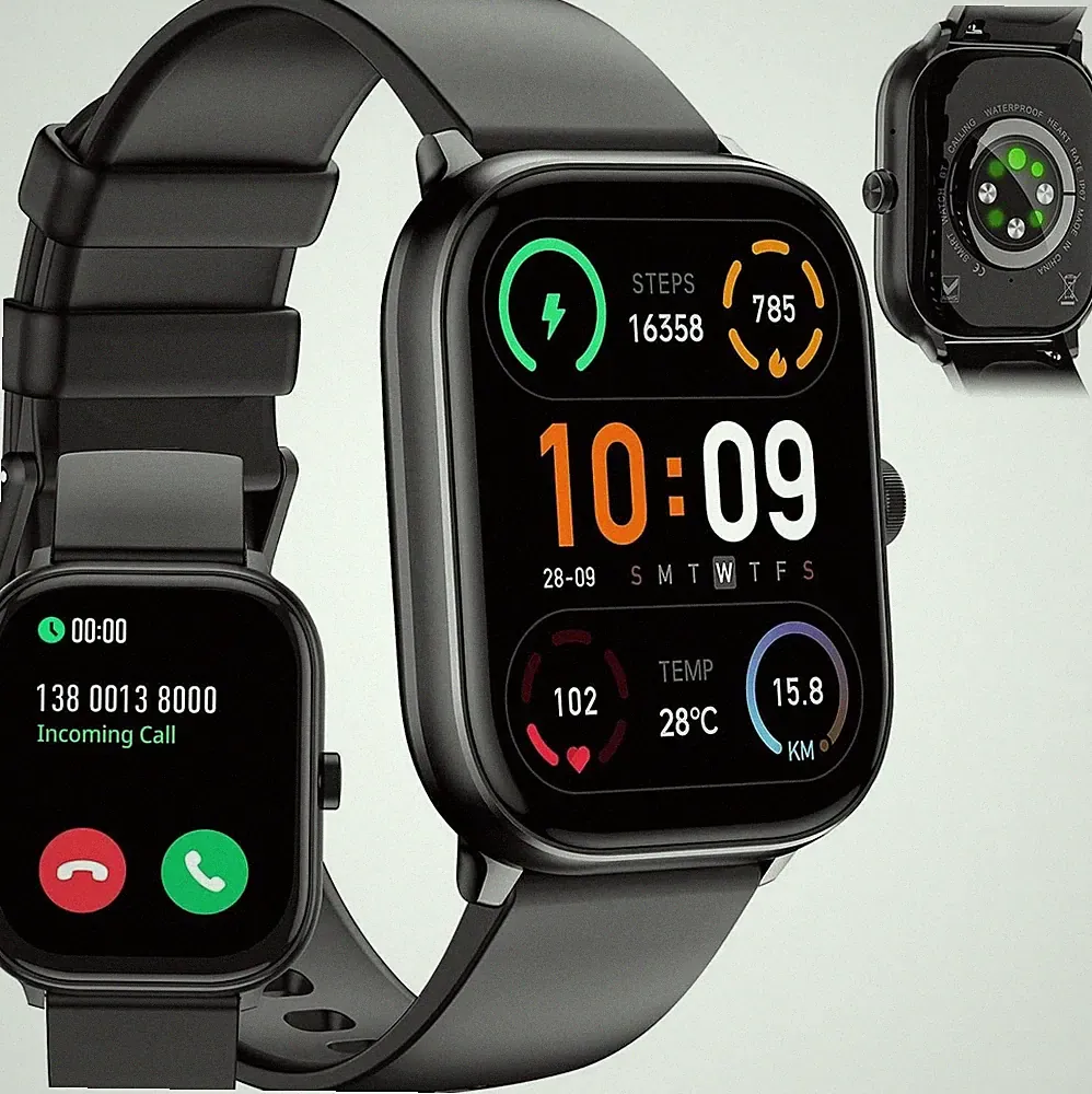 NEU Fitness Smartwatch ChatGPT für Sport Herzfrequenz Abnehmen Laufen Schwimmen