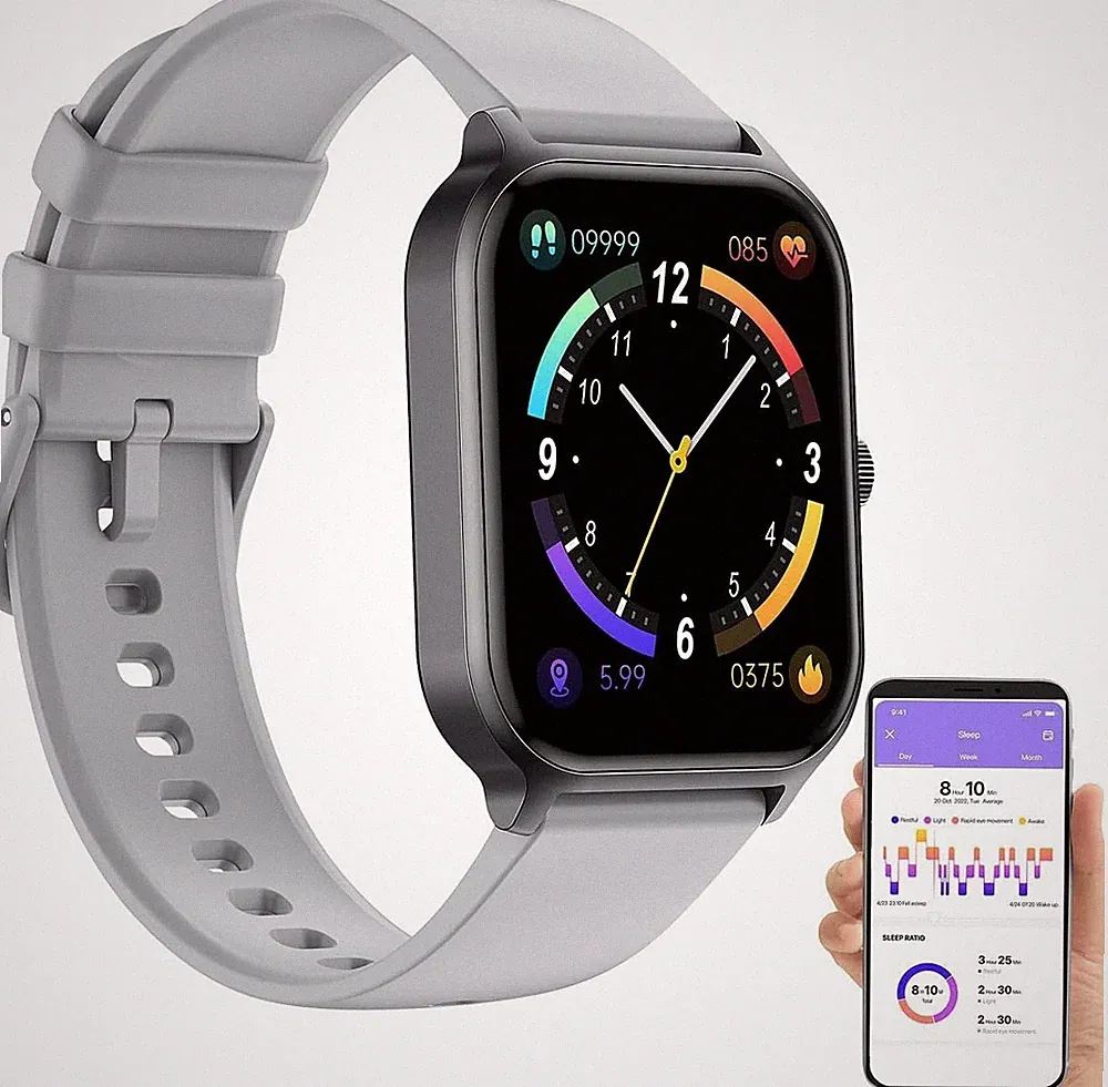 NEU Fitness Smartwatch für Sport Herzfrequenz Sättigung Abnehmen Laufen Musik