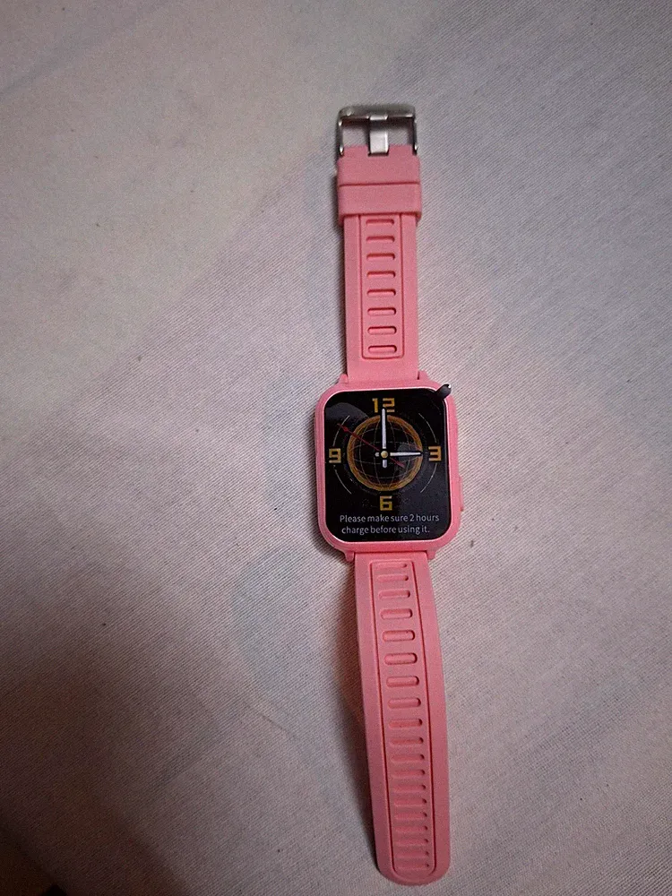 neu Kinder Smartwatch 24 Spiele Kamera Musik Touchscreen Rosa