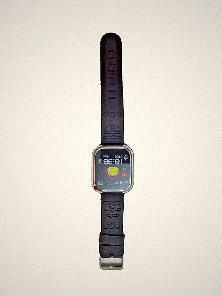 neu Kinder Smartwatch 2G GSM SIM Kamera Telefon Spiele Touchscreen Schwarz
