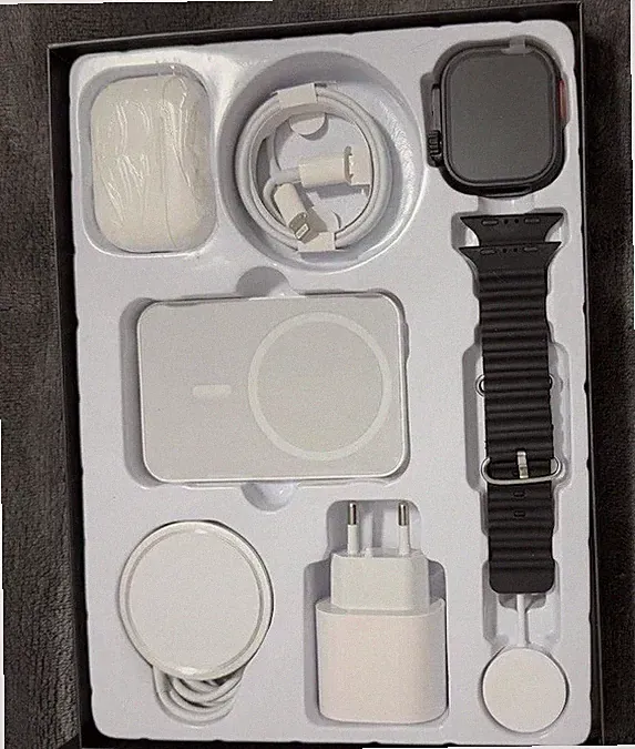 Neu Smartwatch, Kopfhörer, Powerbank, Ladegeräte, Kabel. IOS/Android