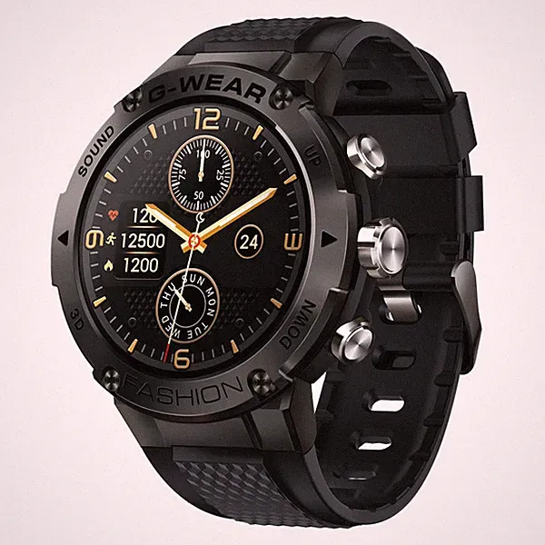 Neuer Smartwatch GlacierX Ceres Black GX-CC28