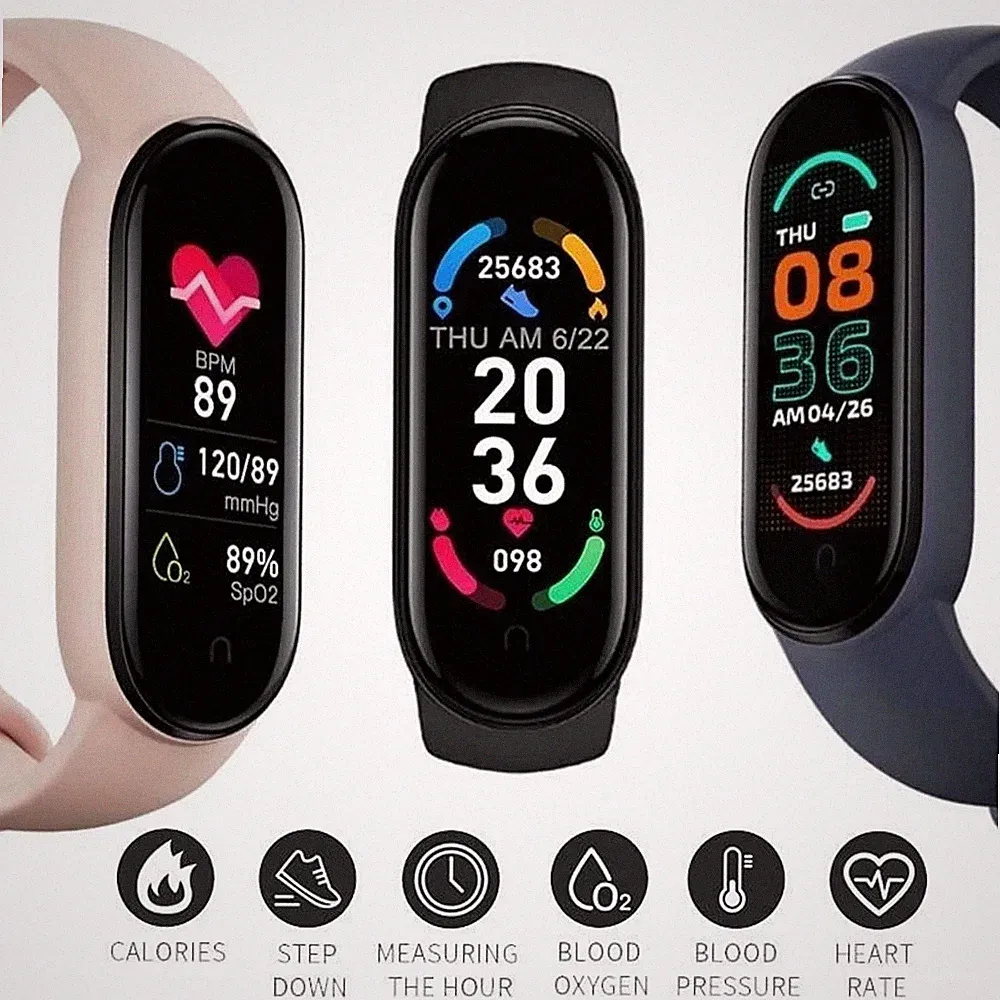 Neues Fitness-Smartwatch-Armband, Sport-Aktivitätstracker, Schrittzähler ~