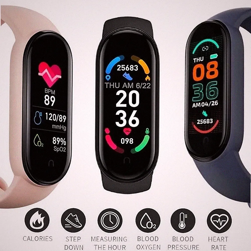 Neues Fitness-Smartwatch-Armband, Sport-Aktivitätstracker, Schrittzähler