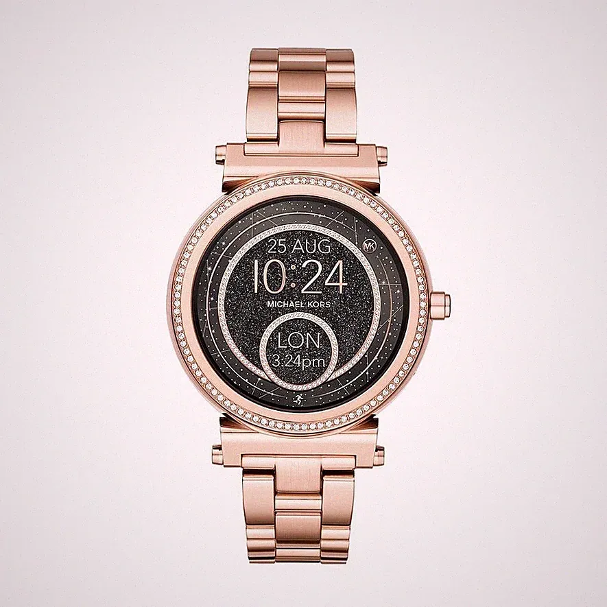 Neuwertige MICHAEL KORS Smartwatch Roségold (369€)
