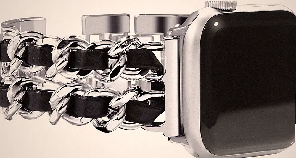 NewWays Kompatibel mit Apple Watch Edelstahl Armband 38mm 40mm 41mm 42mm 46mm