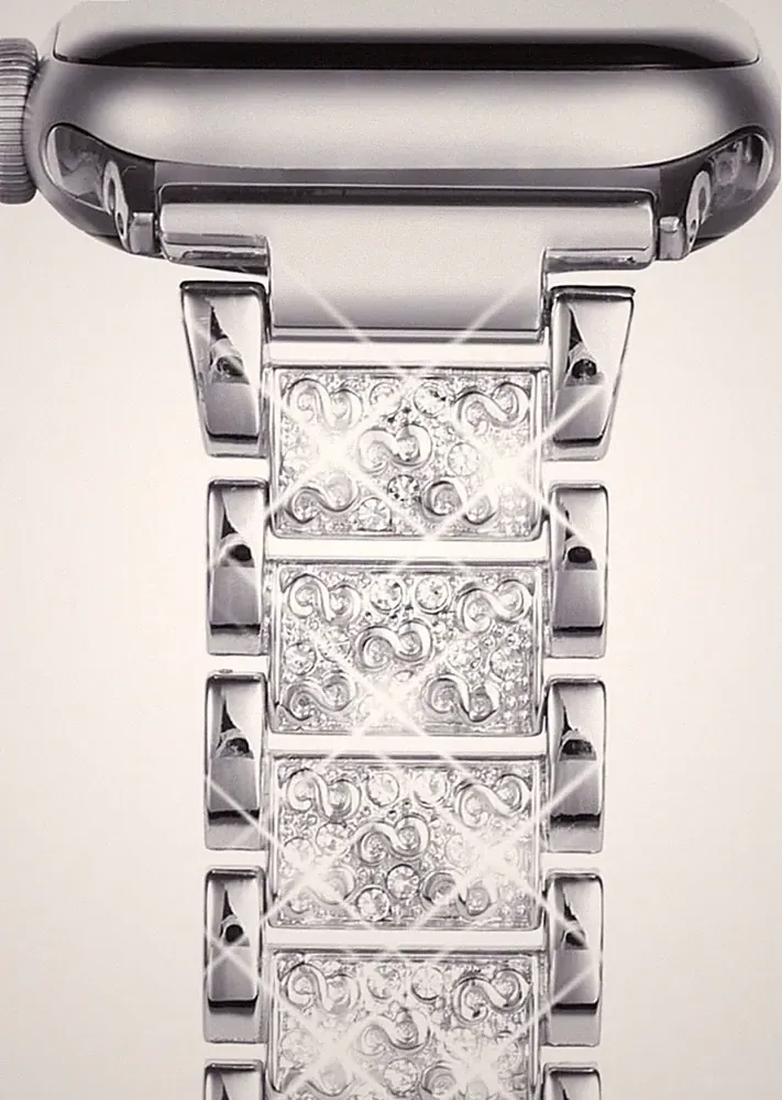 NewWays Kompatibel mit Apple Watch Metall Armband 46mm 45mm 44mm 42mm(Serie