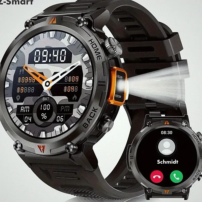 NextWrist Militär Smartwatch 960MAH Tel*Blutdruck*GPS*Oled*Fitness*SOS* iOs*Andr