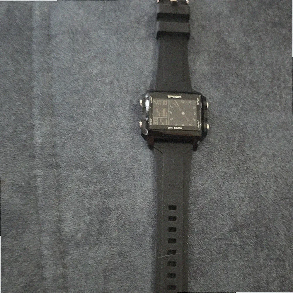 Nixon Smartwatch Schwarz digitale Sportuhr mit Kunststoffarmband Unisex