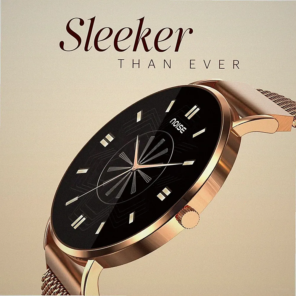 Noise Diva 2 Fashion Smartwatch für Damen, Glossy Metallic Finish, AMOLED