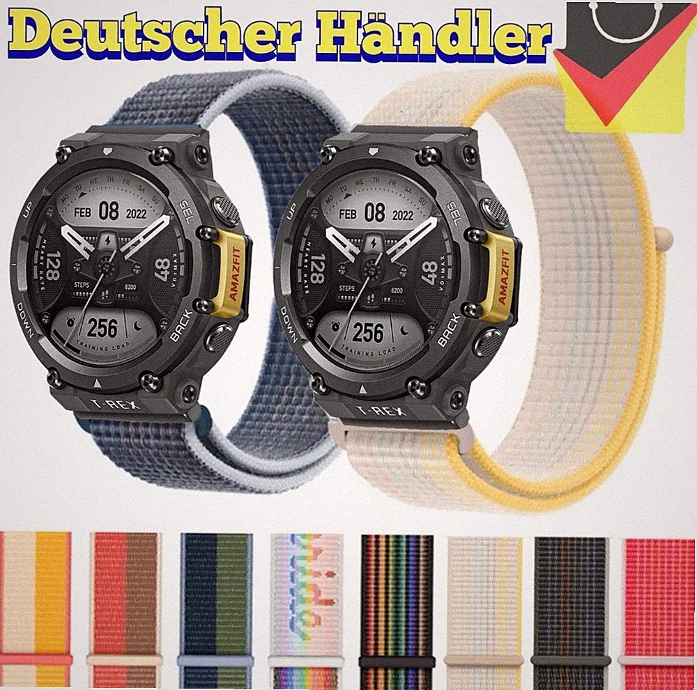 Nylon Armband für Amazfit T-Rex 2 , Sport Strap, Watch Band, Smartwatch