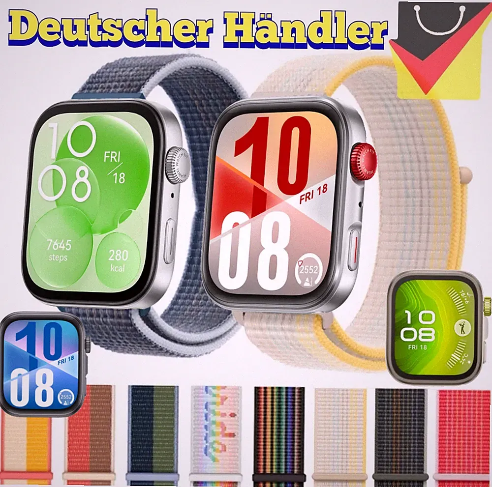 Nylon Armband für Huawei Watch Fit 5 / 4 / 3 /Pro/Sport band strap smart Tracker