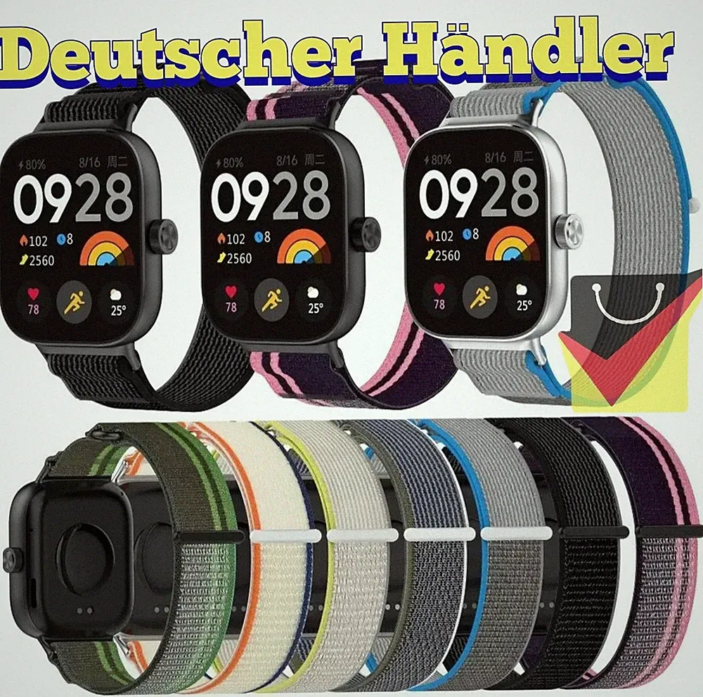 Nylon Armband für Xiaomi Mi smart Band 8 Pro / 9 Pro / Redmi Watch 4, strap