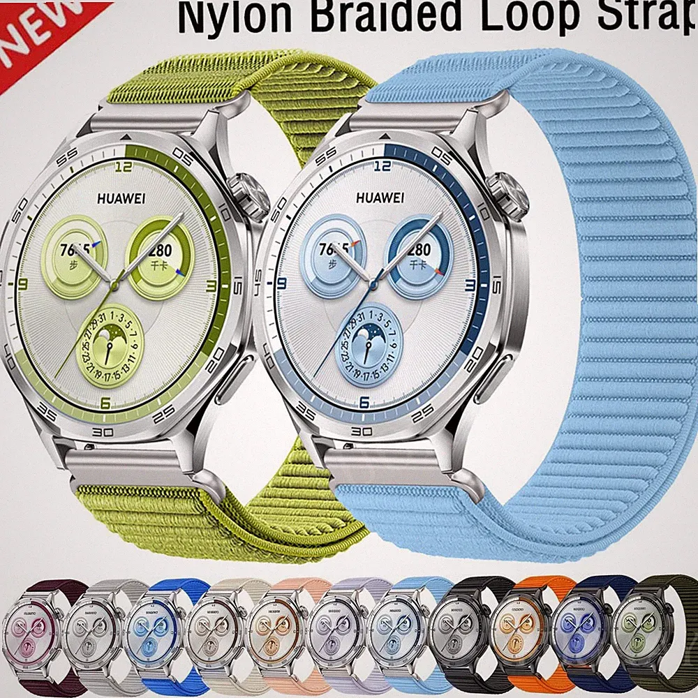 Nylon Loop Armband Uhrenarmband Ersatz Smartwatch Band 18mm/20mm/22mm Universal