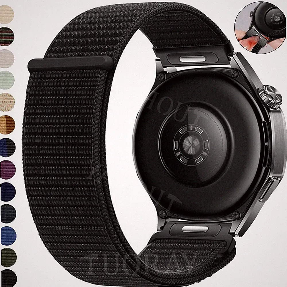 Nylon Loop Armband Uhrenarmband Ersatz Smartwatch Band 18mm/20mm/22mm Universal