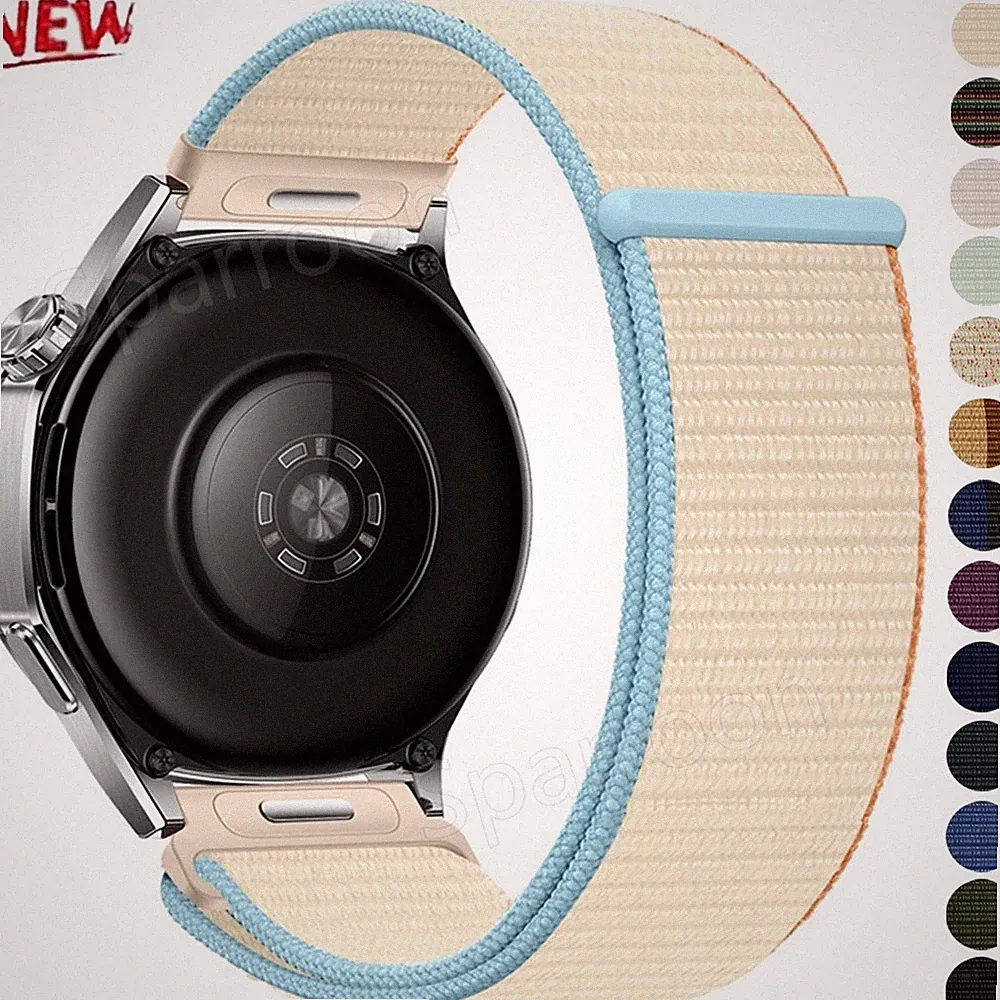 Nylon Loop Sport Armband Universal Ersatz Uhrenarmband 18/20/22mm Smartwatch