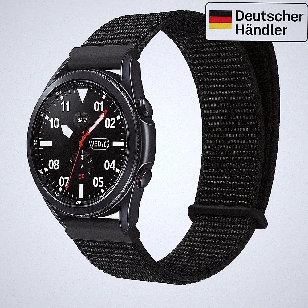 Nylon Sport Armband für Samsung Galaxy Watch 20mm 22mm Sportarmband Ersatzband