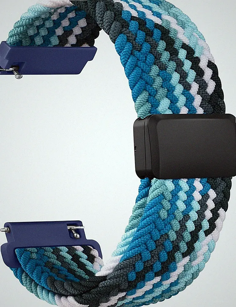 Nylon Uhrenarmband 20 mm für Damen und Herren, Sportarmband für Smartwatch