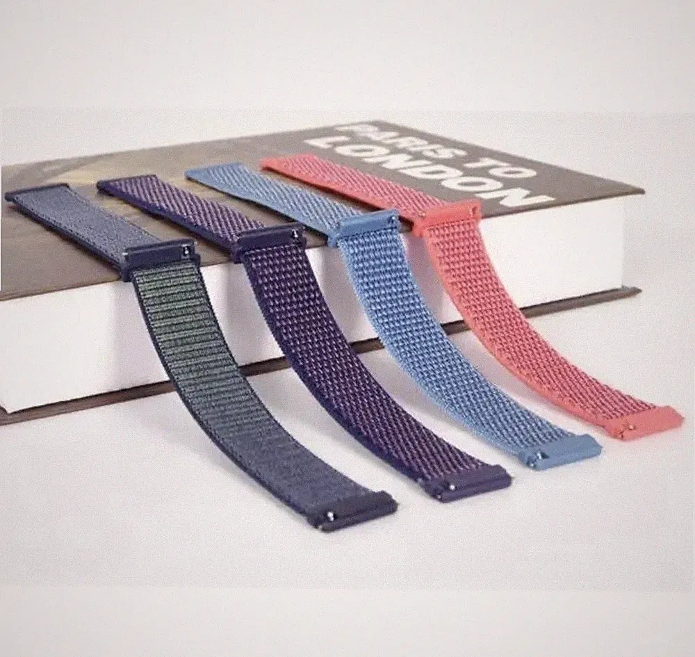 Nylonband Armband für Samsung Watch 20mm22mm Sportarmband 10 Farben