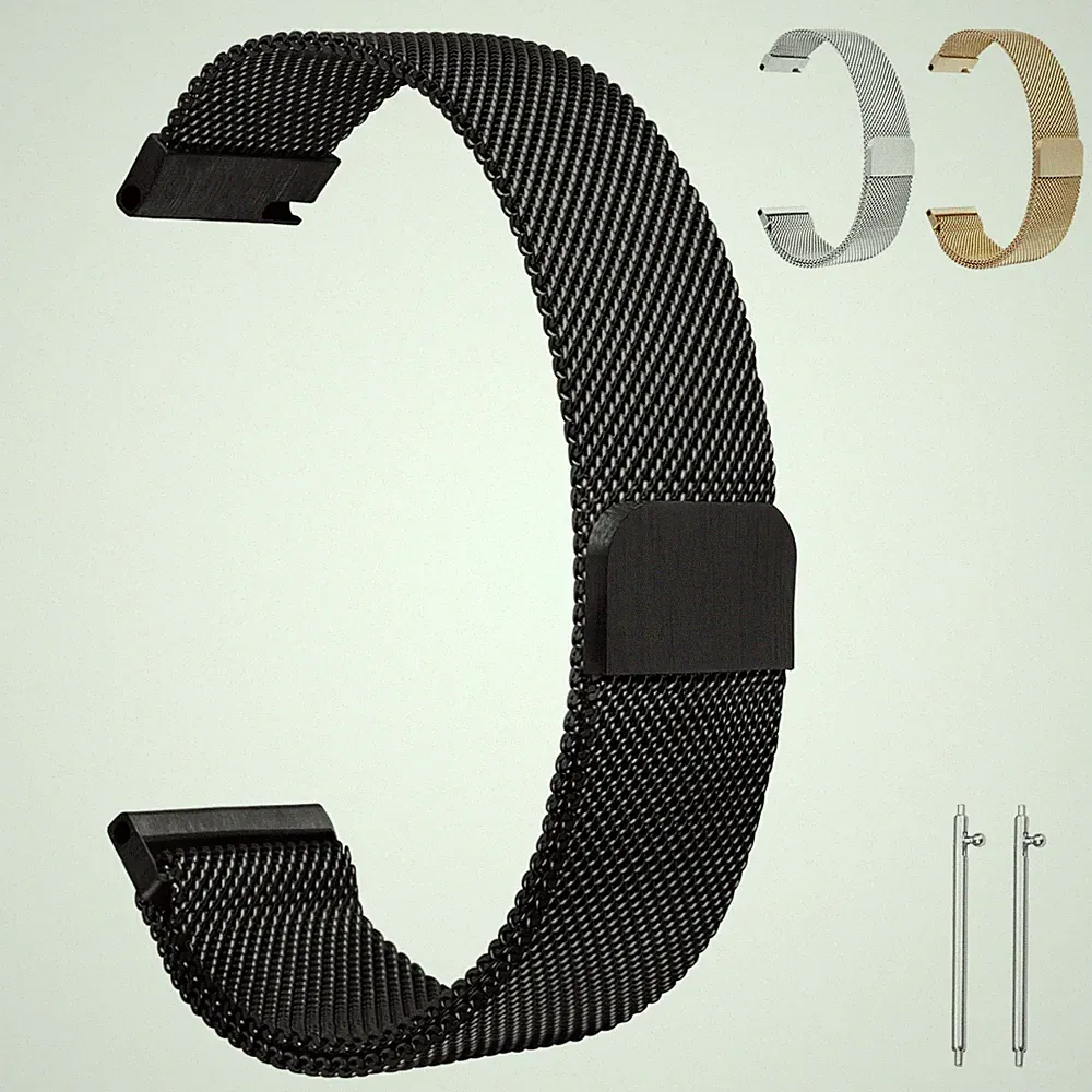OFFCUP Edelstahl Uhrenarmband 22MM, Magnetverschluss Smartwatch, Uhren Armban...