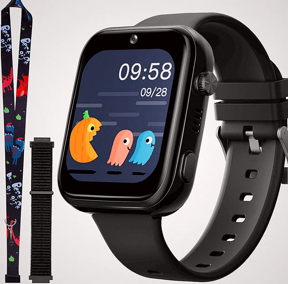 OKYUK T45 Smartwatch Kinder, 4G Kinder smartwatch, GPS Tracker Kinder,Armbanduhr