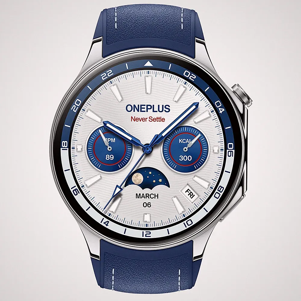 OnePlus Watch 2 Smartwatch Sportuhr 46mm Sport-Tracking 100 h Akku