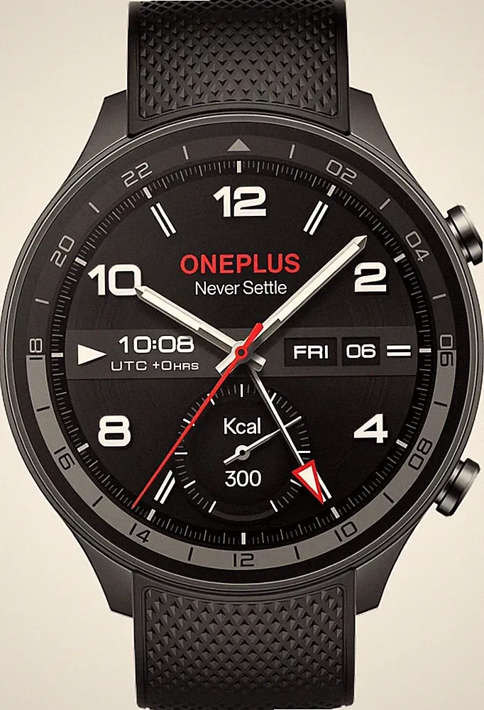 OnePlus Watch 2R Smartwatch GPS AMOLED 32GB 5ATM Stahlgrau Used