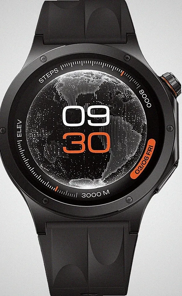 OnePlus Watch 4 Smartwatch 47mm LTPO OLED 43g NFC Wi‑Fi Google Pay Schwarz