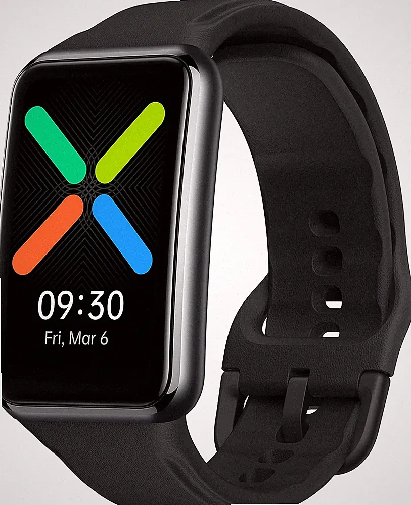 Oppo Watch Free 46 mm Smartwatch wasserdicht schwarz