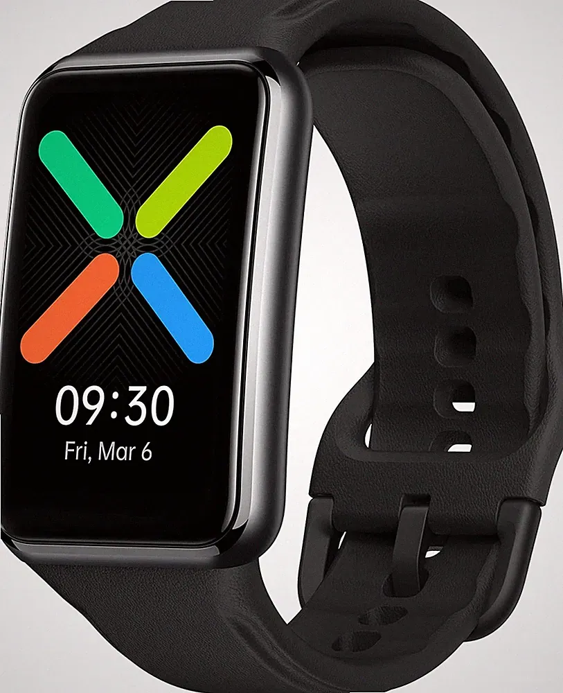 Oppo Watch Free 46 mm Smartwatch wasserdicht schwarz
