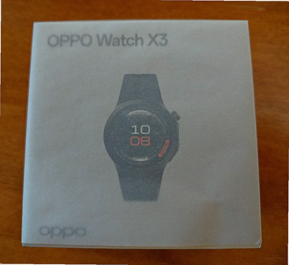 OPPO Watch X3 Smartwatch 47 mm Schwarz Wear OS Fluoroelastomer-Armband