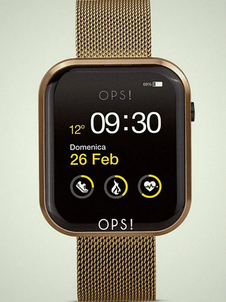 OPS!SMART OPSSW-16 Call Unisex Uhr Smartwatch 38mm