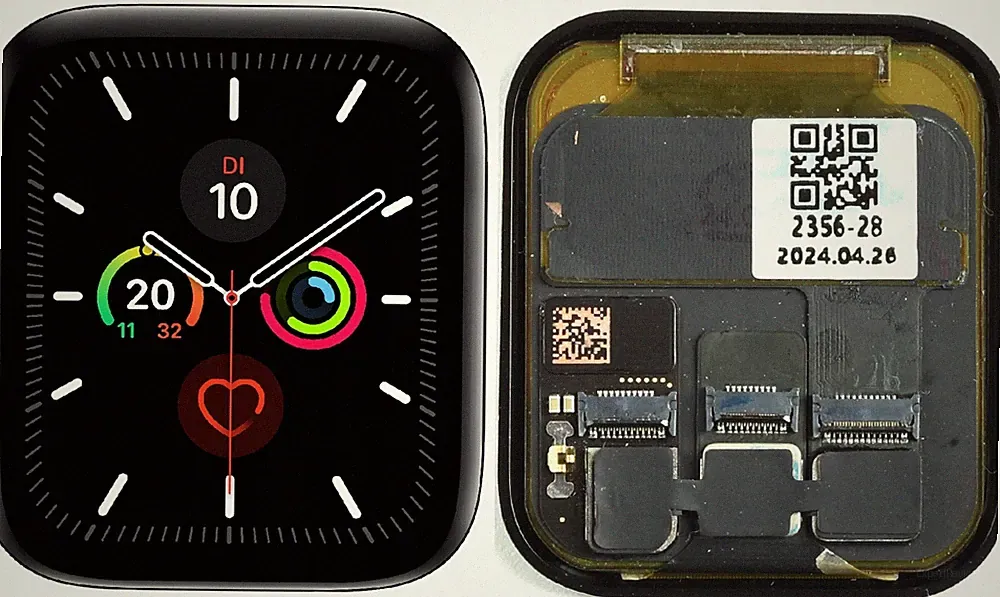 Original Display für Apple Watch SE 40mm A2351 OLED, Ersatzteile für Smartwatch