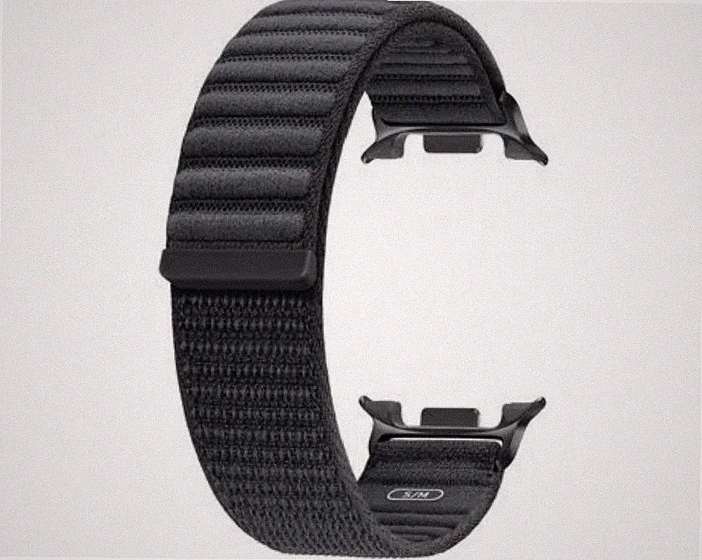 Original Samsung Fabric(S/M) Smartwatch-Armband – S für Watch8 Classic Dark Grey