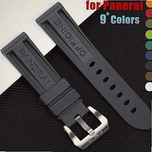 Panerai neue Sport Smartwatch Ersatzarmband 24mm Gummiarmband Geschenk