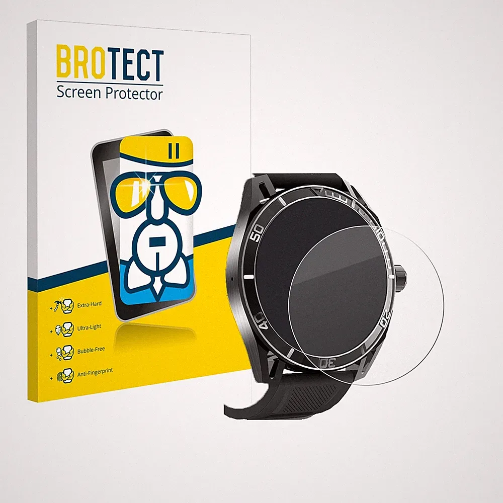 Panzerfolie Schutzglas für Yuede Smartwatch 1.43" (rund) Displayschutz