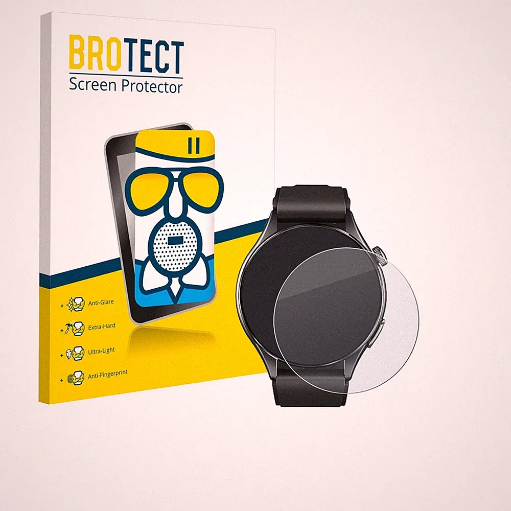 Panzerfolie Schutzglas matt für Marsyu Smartwatch 1.56" Displayschutz