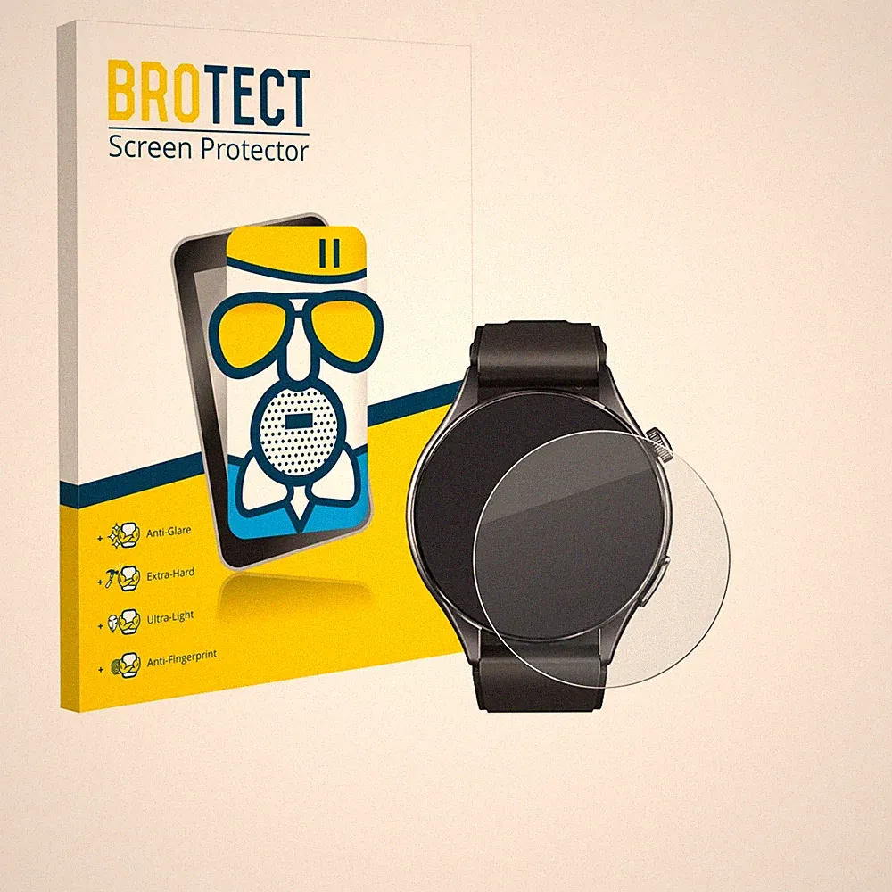Panzerfolie Schutzglas matt für Marsyu Smartwatch 1.56" Displayschutz
