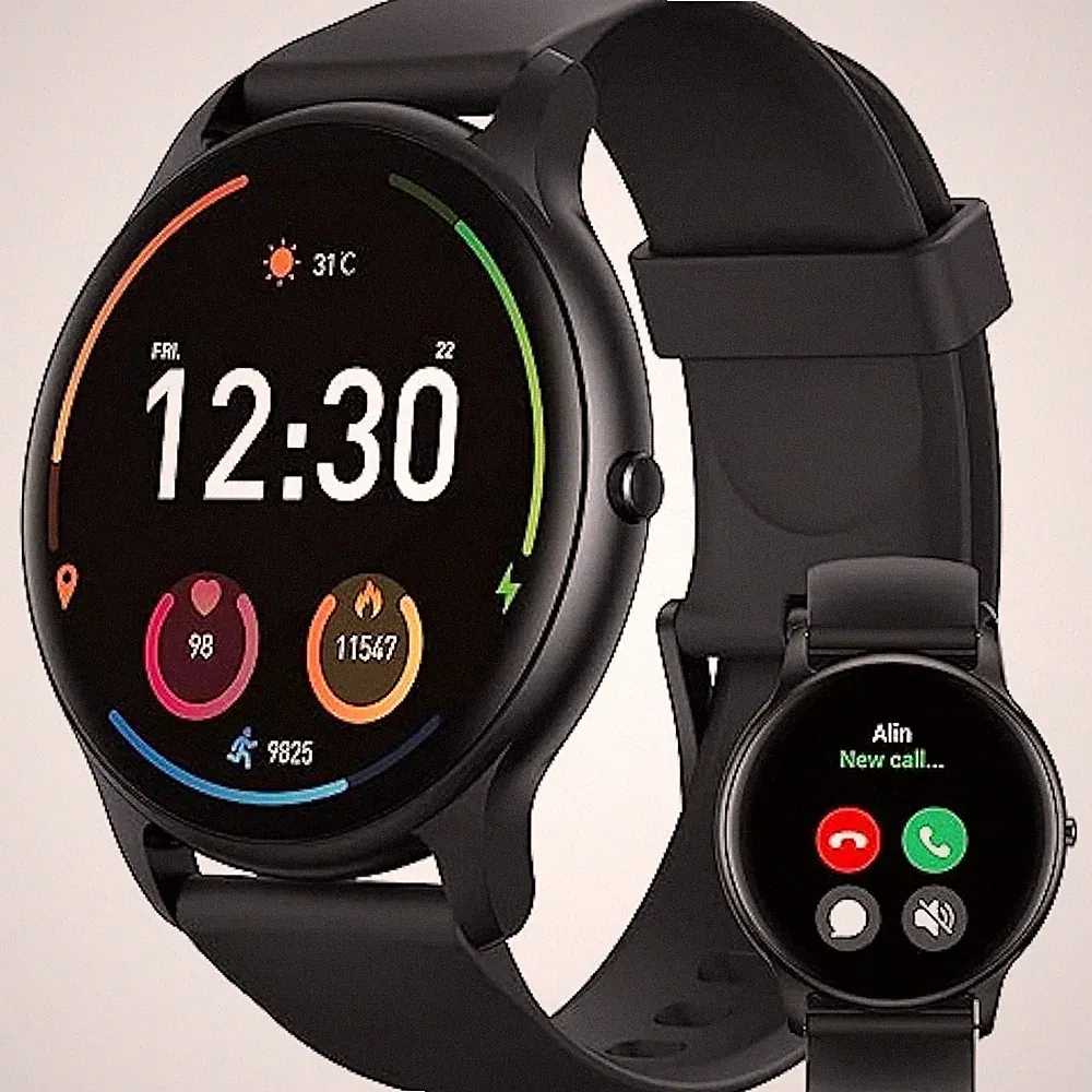 Parsonver Smartwatch Annehmen/Anrufen, Fitnessuhr für Herren Damen, Smartwatch