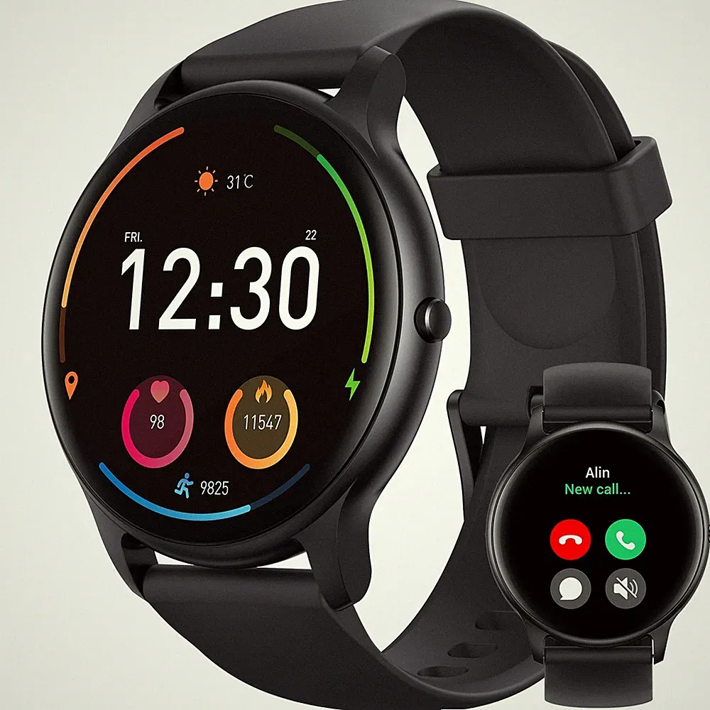 Parsonver Smartwatch Herren mit Telefonfunktion Fitnessuhr Damen Herren mit