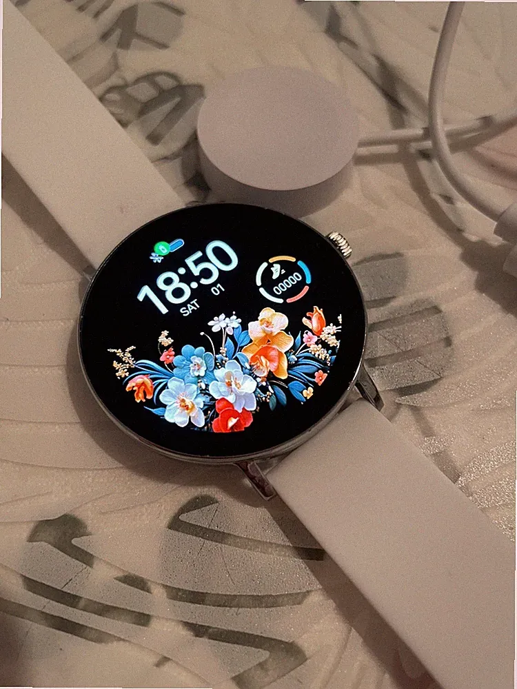 PEAQ PSW 200-WT Smartwatch Weiß (18 mm) Fluorelastomer