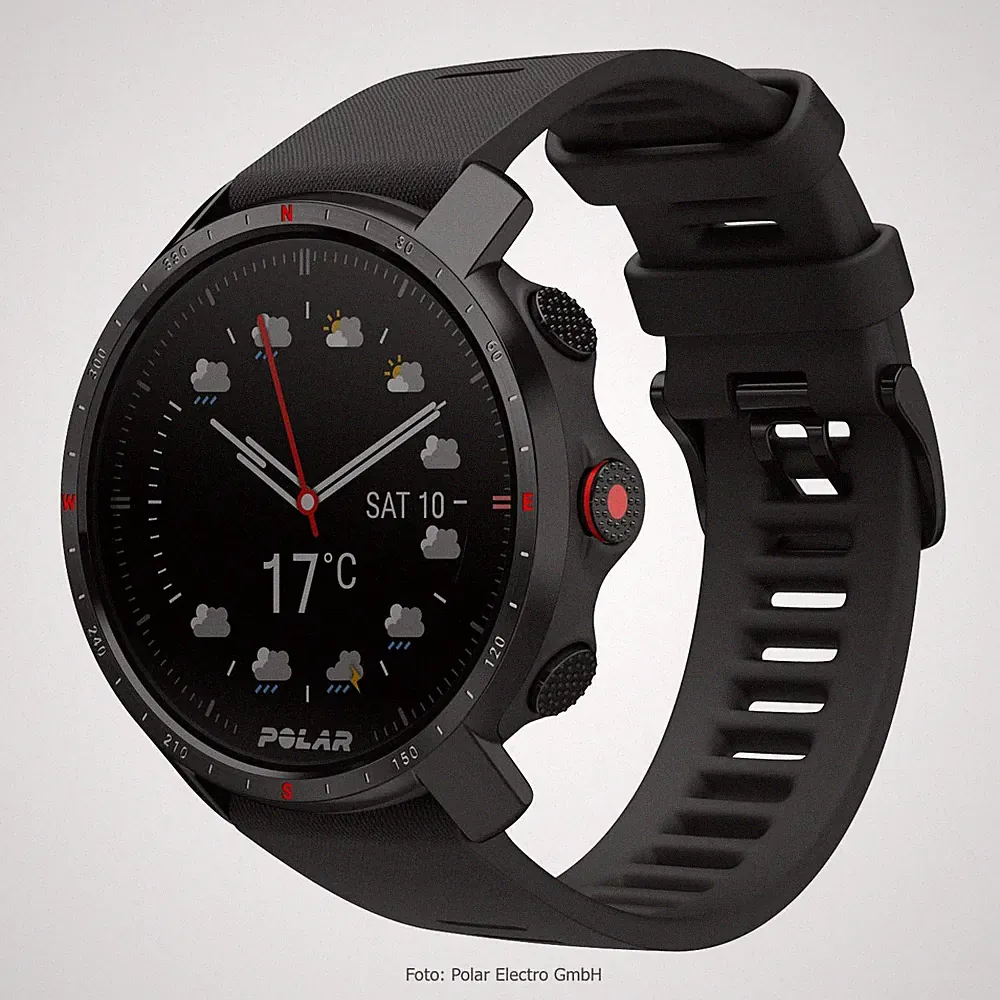 Polar Grit X Pro GPS Multisport Uhr Sportuhr Fitnesstracker Smartwatch schw697